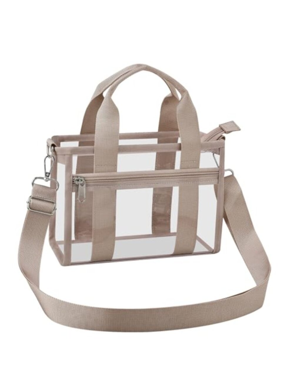 Clear Stadium Approved Crossbody Messenger Bag Waterproof Heavy Duty PVC